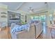 Spacious living room with hardwood floors and access to backyard at 3019 124Th E Ave, Parrish, FL 34219