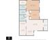 Floor plan showing a 2 bed, 2 bath condo at 3141 Lake Pine Way # D2, Tarpon Springs, FL 34688