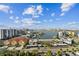 Stunning aerial view showcasing the community and waterfront at 400 Island Way # 1204, Clearwater, FL 33767
