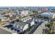 Aerial image showing a complex of buildings near the water at 400 Island Way # 1204, Clearwater, FL 33767