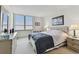 Cozy bedroom with neutral tones and ample closet space at 400 Island Way # 1204, Clearwater, FL 33767
