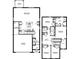 Two-story home floorplan with 4 bedrooms and 2.5 baths at 5244 Salt Marsh Rd, Wimauma, FL 33598