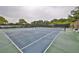 Two well-maintained tennis courts at 5725 80Th N St # 116, St Petersburg, FL 33709