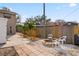 Relaxing backyard with firepit and seating at 6327 2Nd S Ave, St Petersburg, FL 33707