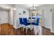 Bright dining area with hardwood floors and access to the backyard at 11398 88Th Ave, Seminole, FL 33772
