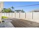 Wooden patio in a backyard setting at 11398 88Th Ave, Seminole, FL 33772