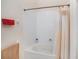 Clean bathroom with bathtub and shower at 1241 Redondo Way, Wesley Chapel, FL 33543