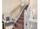 Stairlift provides accessibility to upper levels at 1241 Redondo Way, Wesley Chapel, FL 33543