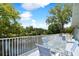 Spacious patio with pond and lush landscape views at 1250 S Pinellas Ave # 713, Tarpon Springs, FL 34689
