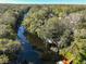 Aerial view of property; shows home's waterfront access at 1745 E Mulberry Dr, Tampa, FL 33604