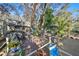 Expansive dock overlooks the river; features multiple seating areas at 1745 E Mulberry Dr, Tampa, FL 33604