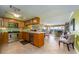 Modern kitchen with stainless steel appliances and island at 19725 Gulf Blvd # 501, Indian Shores, FL 33785