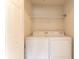 Laundry closet with washer and dryer hookups at 2044 Santa Catalina Ln Dr # 2044, Riverview, FL 33578