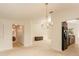 Open living area with a view into the kitchen and dining area at 2044 Santa Catalina Ln Dr # 2044, Riverview, FL 33578