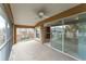 Spacious screened balcony with ceiling fan at 2044 Santa Catalina Ln Dr # 2044, Riverview, FL 33578
