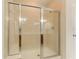 Large walk-in shower with glass enclosure at 2044 Santa Catalina Ln Dr # 2044, Riverview, FL 33578