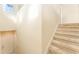 View of a carpeted staircase from the second floor at 2044 Santa Catalina Ln Dr # 2044, Riverview, FL 33578