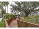 Wooden walkway leading to community pool at 2044 Santa Catalina Ln Dr # 2044, Riverview, FL 33578