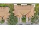 Aerial view showing the property's layout and surrounding neighborhood at 2315 New Orchard Ct, Sun City Center, FL 33573