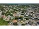 Wide aerial view showing property and surrounding area at 3127 Ivyhill Ct, Holiday, FL 34691