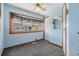 Bright bedroom with a large window and carpet at 37015 Sandra Ave, Zephyrhills, FL 33542