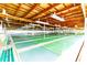Well maintained indoor shuffleboard courts at 37015 Sandra Ave, Zephyrhills, FL 33542