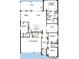 Four-bedroom, three-bathroom house featuring a three-car garage and lanai at 6123 Hidden Branch Dr, Apollo Beach, FL 33572