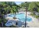 Relaxing community pool and spa at 8517 Island Breeze Ln # 207, Temple Terrace, FL 33637