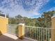 Private balcony overlooking wooded area at 8958 White Sage Loop, Lakewood Ranch, FL 34202