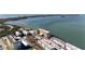 Aerial view of the waterfront property at 9 Haig Pl # 707, Dunedin, FL 34698