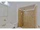 Bathroom with shower stall and a vanity with a mirror at 102 Shoreview Ln, Oldsmar, FL 34677
