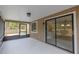 Spacious screened patio overlooking the pool and backyard at 102 Shoreview Ln, Oldsmar, FL 34677