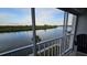Balcony with stunning water views at 18325 Gulf Blvd # 407, Redington Shores, FL 33708