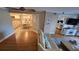 Light and airy living room with hardwood floors and comfortable seating at 18325 Gulf Blvd # 407, Redington Shores, FL 33708