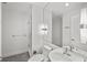 Clean bathroom with walk-in shower, toilet and vanity at 226 5Th N Ave # 1106, St Petersburg, FL 33701