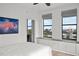Bright bedroom with city views and large windows at 226 5Th N Ave # 1106, St Petersburg, FL 33701