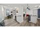 Modern kitchen with breakfast bar and city views at 226 5Th N Ave # 1106, St Petersburg, FL 33701
