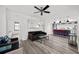 Open living area with modern kitchen, hardwood floors, and city views at 226 5Th N Ave # 1106, St Petersburg, FL 33701