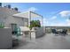 Modern rooftop deck with fitness equipment, pergola, and city views at 226 5Th N Ave # 1106, St Petersburg, FL 33701