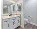 Updated bathroom with modern vanity and fixtures at 2267 Heron Cir, Clearwater, FL 33762