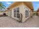 Well maintained exterior with private patio at 2267 Heron Cir, Clearwater, FL 33762