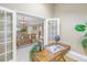 Charming home office with built-in desk and natural light at 2267 Heron Cir, Clearwater, FL 33762