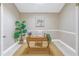 Bright home office features a desk and calming decor at 2267 Heron Cir, Clearwater, FL 33762