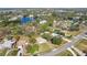 Aerial view of home near canal, showcasing waterfront proximity at 309 4Th Sw Ave, Ruskin, FL 33570