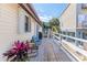 Relaxing deck with seating area, offering a peaceful outdoor space at 3478 Gum Dr, Weeki Wachee, FL 34607