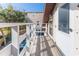 Elevated deck with white railing and view of trees at 3478 Gum Dr, Weeki Wachee, FL 34607