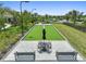 Enjoy a game of bocce ball on this beautiful court at 4316 Cairoli Ct, Wesley Chapel, FL 33543