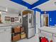 Stainless steel refrigerator and ample kitchen storage at 514 Wideview Ave, Tarpon Springs, FL 34689
