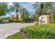 Boca Sands community entrance with lush landscaping at 5301 Gulf Blvd # E202, St Pete Beach, FL 33706
