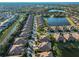 Aerial view of the community, highlighting its expansive design and waterfront property at 5608 Sunset Falls Dr, Apollo Beach, FL 33572
